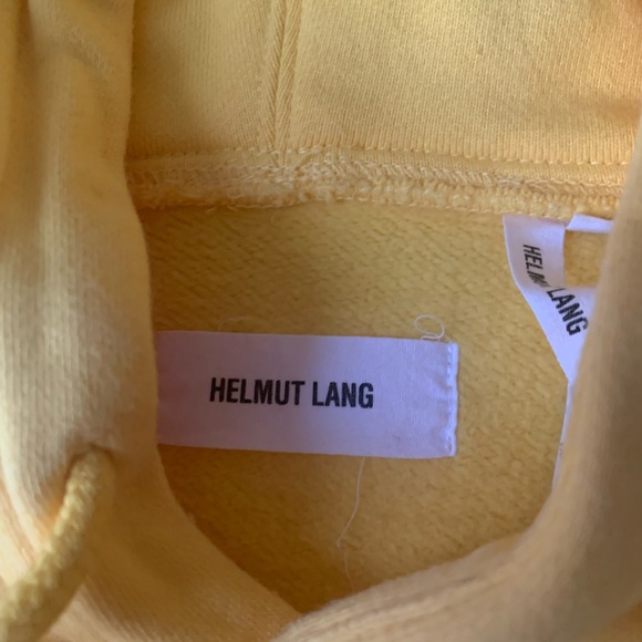 Helmut Lang Yellow Hoodie - Picture 6 of 6